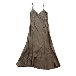 Jeu Illimite Slip Dress in Brown
